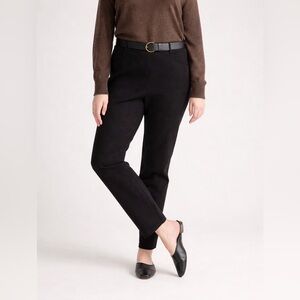 Quince Ultra-Stretch Ponte Straight Leg 4-Pocket Pants size M